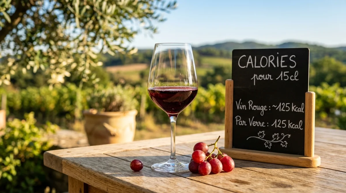 combien de calories dans un verre de vin
