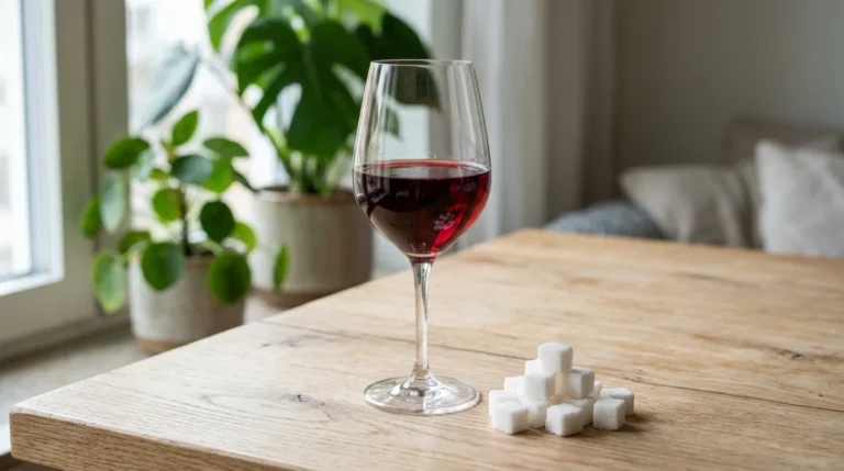 combien de morceaux de sucre dans un verre de vin